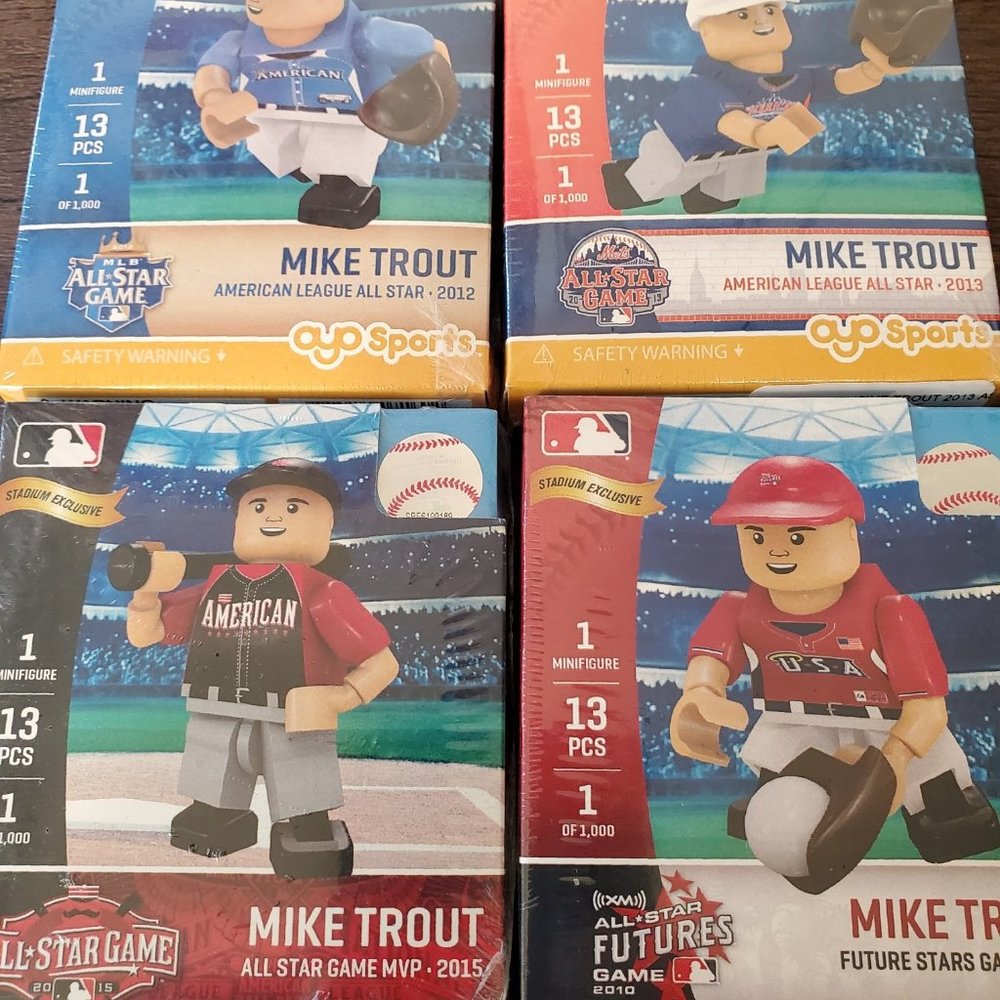 MIKE TROUT OYO ANAHEIM ANGELS MINIFIGURE FIGURE (PICK ONE) ANY BOX MLB BRAND NEW